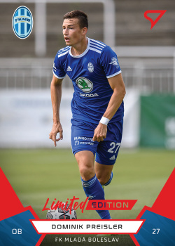 Dominik Preisler Mlada Boleslav SportZoo FORTUNA:LIGA 2021/22 1. serie Red /49 #115